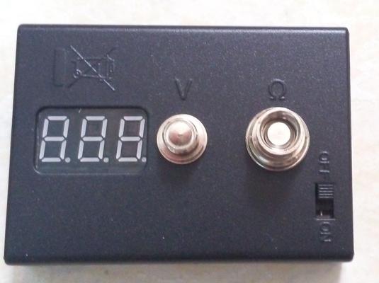  OHM meter SMT Spare Parts , Resistance Tester for E Cigarette 510 Thread RDA RBA DIY vaporizer